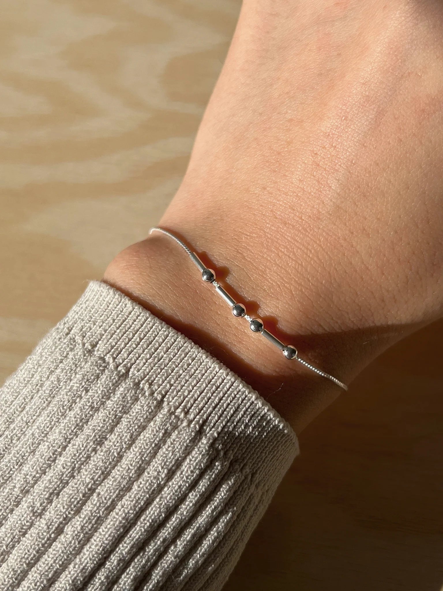 Bijou à message caché - Code Morse