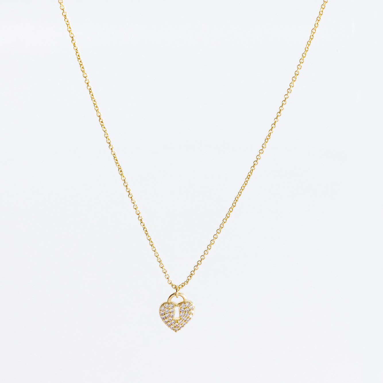 collier cadenas coeur
